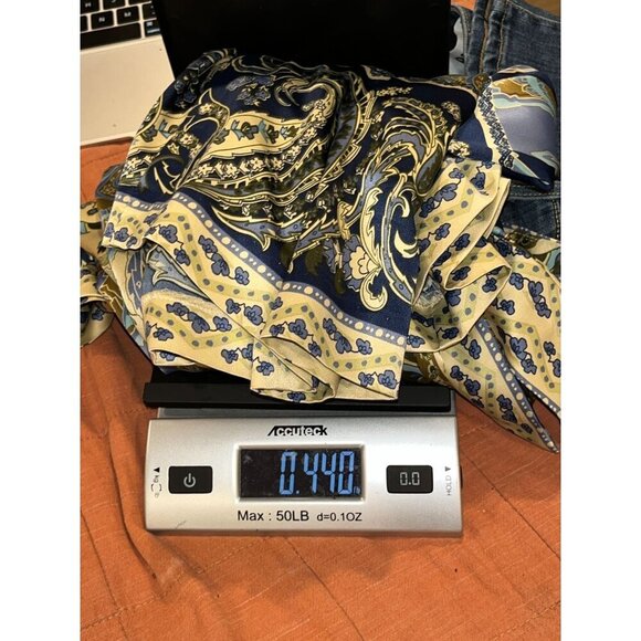 ICE Vintage Boho Paisley Print V-Neck Midi Dress Size 8 - Picture 7 of 8